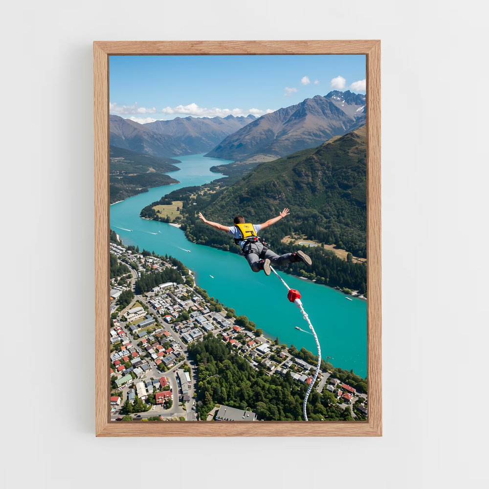 Poster Bungee jumping – affiche Saut à l’élastique (vue 4)
